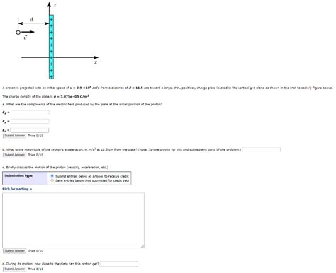 Solved The charge density of the plate is σ=3.075e−05c/m2 a. | Chegg.com