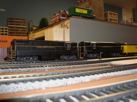 New York Central Train Layout: The PRR comes calling