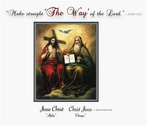 Make Straight The Way Of The Lord - Jesus And Father Relationship, HD Png Download - kindpng