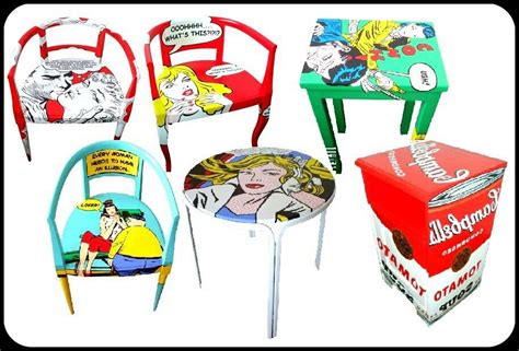 Pop art furniture | Art furniture, Art deco typography, Art deco font