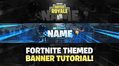 How To Make A Fortnite Youtube Banner - Image to u