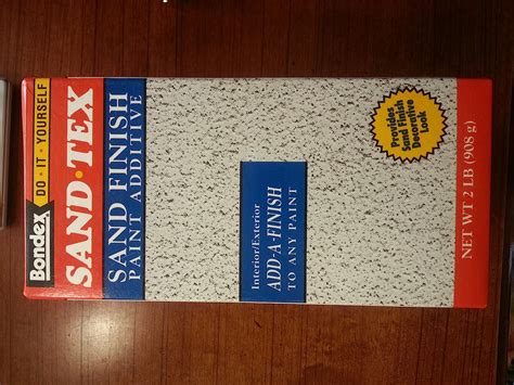 SandTex Sand Finish Paint Additive - Interior add a finish to any Paint 2 lbs box : Amazon.ca ...