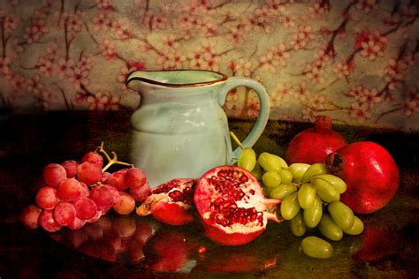 Free Images : plant, fruit, food, red, produce, drink, still life, artwork, painting, fruits ...