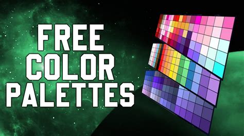 FREE Color Palettes - When & How to get them - YouTube