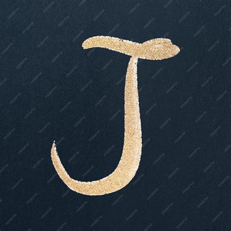 Free Vector | Letter j cursive typography vector font