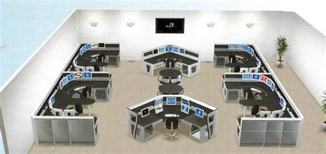 call center layout design - Google Search | Cool office space, Office decor, Workplace design