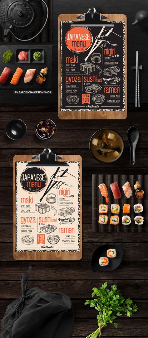 Japanese Food Menu on Behance