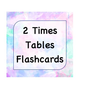 Times Table Flashcards! 2,5 and 10 times tables | Teaching Resources