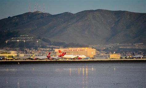 View of SFO from Bay Landing Hotel - Picture of Bay Landing Hotel ...