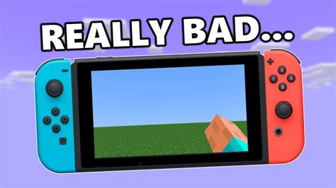 Why Minecraft on the Nintendo Switch SUCKS… - YouTube