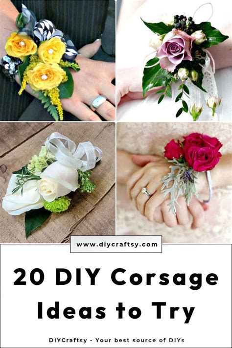 20 Homemade DIY Corsage Ideas Anyone Can Make