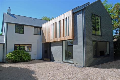 Timber Cladding and Grey Brick Extension by LA Hally Architect | Architecture, Residential ...