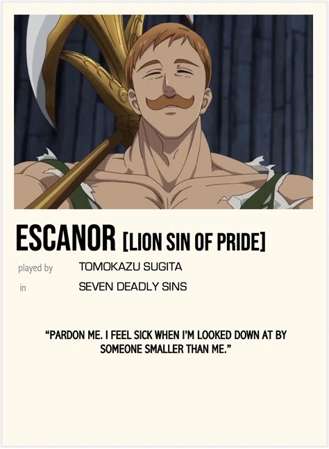 Escanor: The Lion Sin of Pride