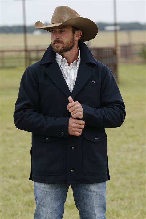 Miller Men's Jacket - Wool Ranch - Navy - Billy's Western Wear