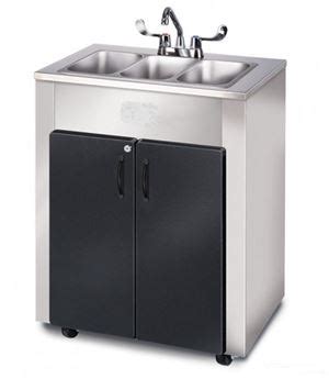 Outdoor Triple Basin Portable Sink