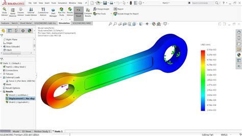 SolidWorks Simulation tutorial for Beginners - YouTube