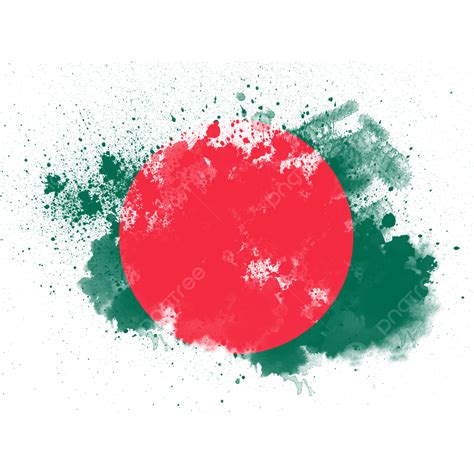 Bangladesh Watercolor Flag, Watercolor Flag, Bangladesh Flag, Bangladesh Flag Transparent PNG ...