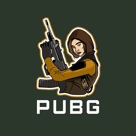 Pubg Kadın Oyun Logosu — Turbologo Logo Oluşturucu