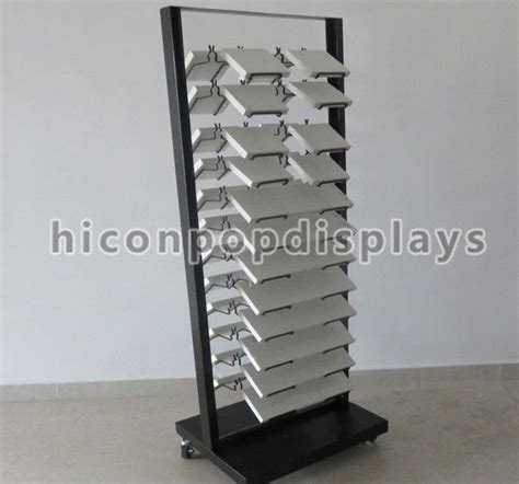 Acrylic Floor Tiles Display Racks