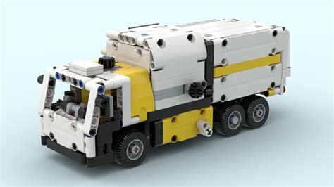 LEGO MOC 42167 Mack Garbage Truck Mod with normal part by MeLong | Rebrickable - Build with LEGO