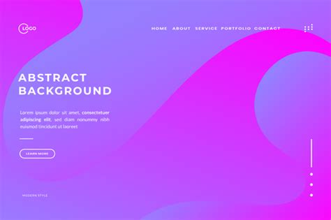 Colorful gradient login page background vector free download