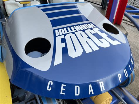 Millennium Force Debuts New Modified Train Logo - FUN Food Blog