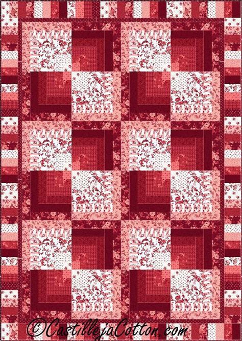 Half Log Cabin Quilt Pattern 4791-1/2 | Craftsy Colchas Quilting, Paper ...