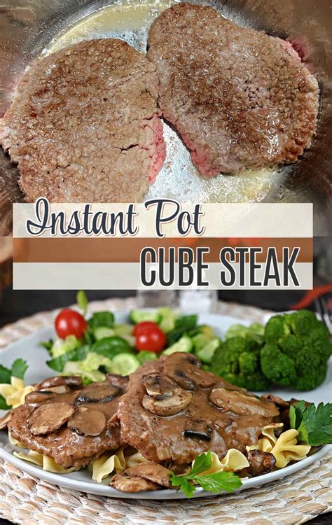 Instant Pot Cube Steak - Tender & Delicious - Ovenspiration