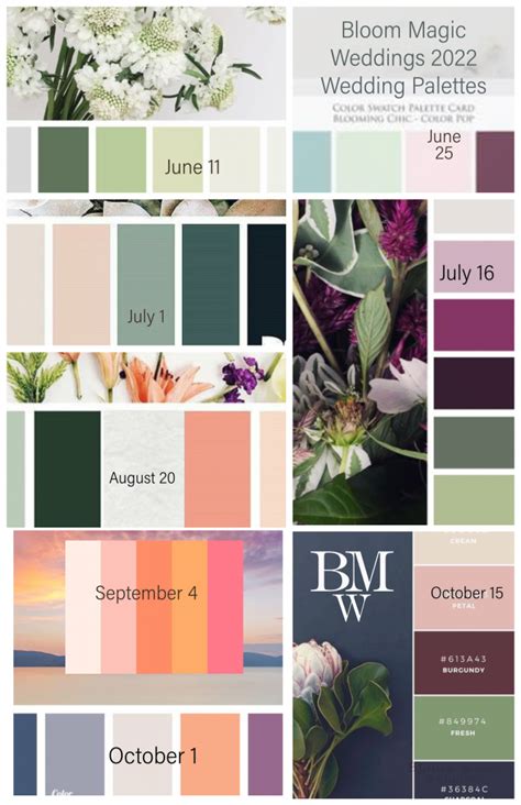 A Year in Colors: Charting Wedding Color Schemes - SlowFlowers Journal