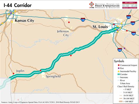 Interstate 44 Mile Marker Map - Sioux Falls Zip Code Map