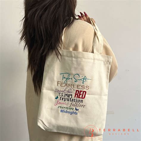 Taylor Swift Album Tote Bag - TerraBell Designs