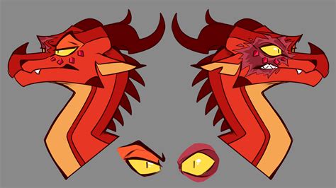 Simple Ex-Queen Scarlet design : r/WingsOfFire