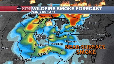 Canadian fires bring dangerous air quality to the US, impacting ...