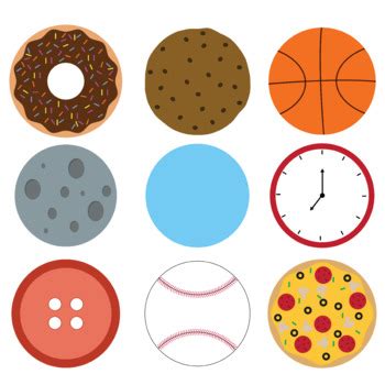 Circle objects 2D Clip art (shapes) by ThinkingCaterpillars | TpT