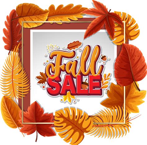 Fall sale banner template 3587495 Vector Art at Vecteezy