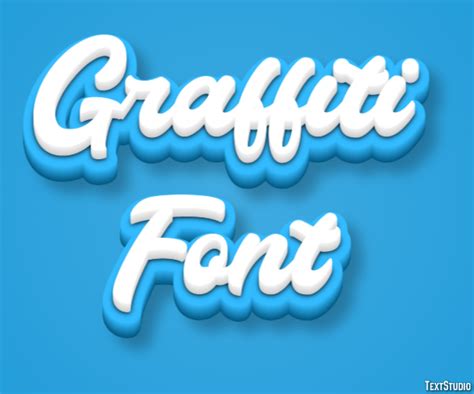 Graffiti Font Text Effect and Logo Design Font