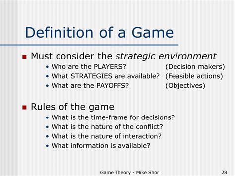 PPT - Game Theory PowerPoint Presentation, free download - ID:486384