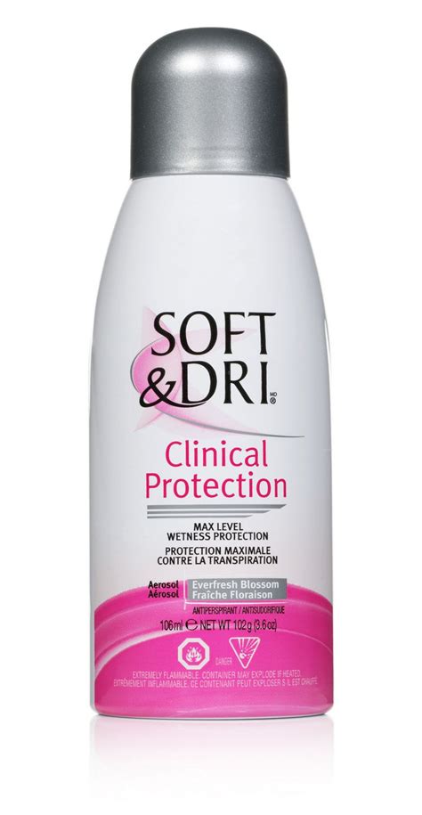 Soft & Dri Clinical Protection Aerosol Antiperspirant Spray | Walmart Canada