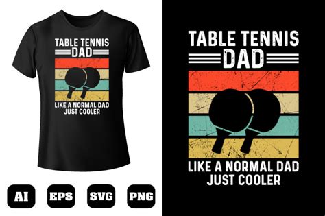 Ping Pong Table Tennis T-shirt Design 41 Graphic by Nasi123 · Creative ...