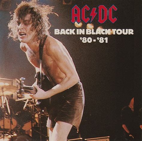 AC/DC - Back In Black Tour '80-'81 (1991, CD) | Discogs