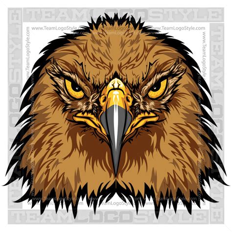 Hawk Graphic - Vector Clipart Hawk Head