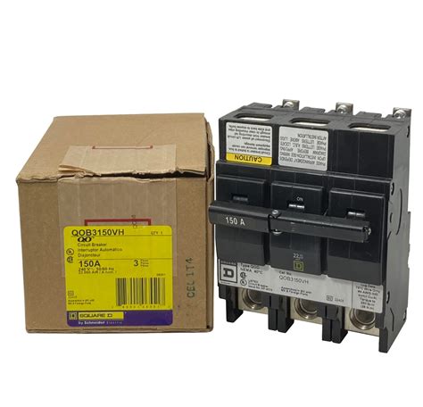 Square D QOB3150VH Bolt-On Circuit Breaker 150A 240V 3 Pole 22kA | eBay