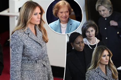 Melania Trump wears gray coat to Rosalynn Carter’s funeral while fellow ...