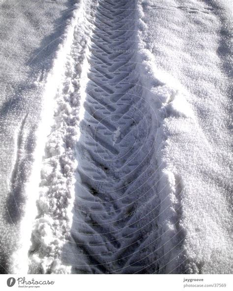 Winter Snow Ice Tracks - a Royalty Free Stock Photo from Photocase