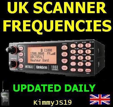 UK Scanner Frequencies 2022 HF/VHF/UHF Scanning Directory