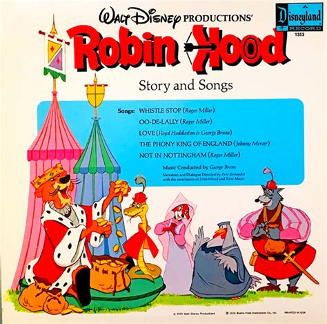 Disney’s “Robin Hood” on Records