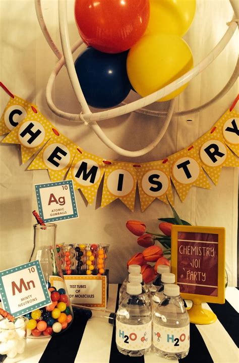 Chemistry 101: The ultimate science party - this is hilarious Science Themed Party, Science ...