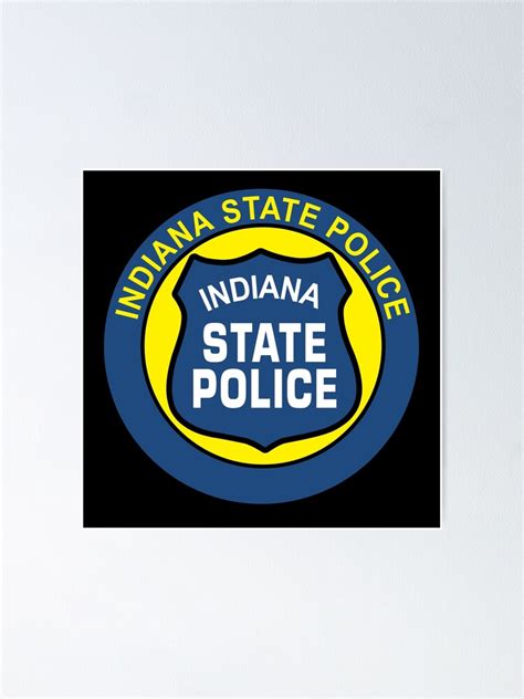 "Indiana State Police Logo - Badge - shield - Patch" Poster for Sale by ...