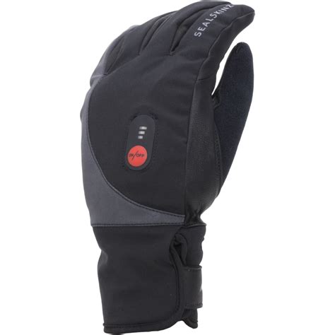 SealSkinz Upwell Waterproof Heated Cycle Gloves - Black | BIKE24