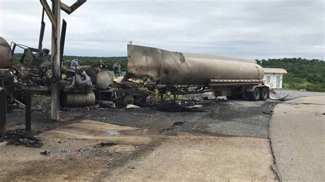 Fuel Truck Explodes At Oklahoma Prison